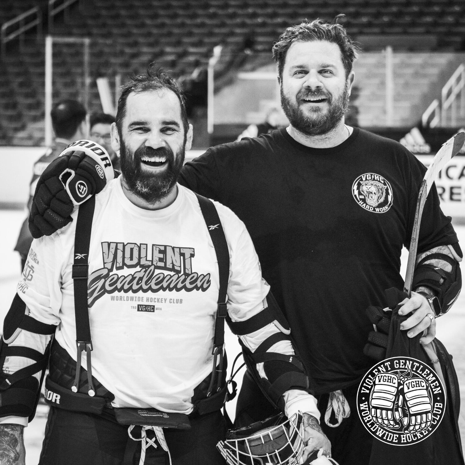 Brian Talbert and Mike Hammer - the two co-owners of Orquest aedelweiss hockey club clothing company started in 2011 